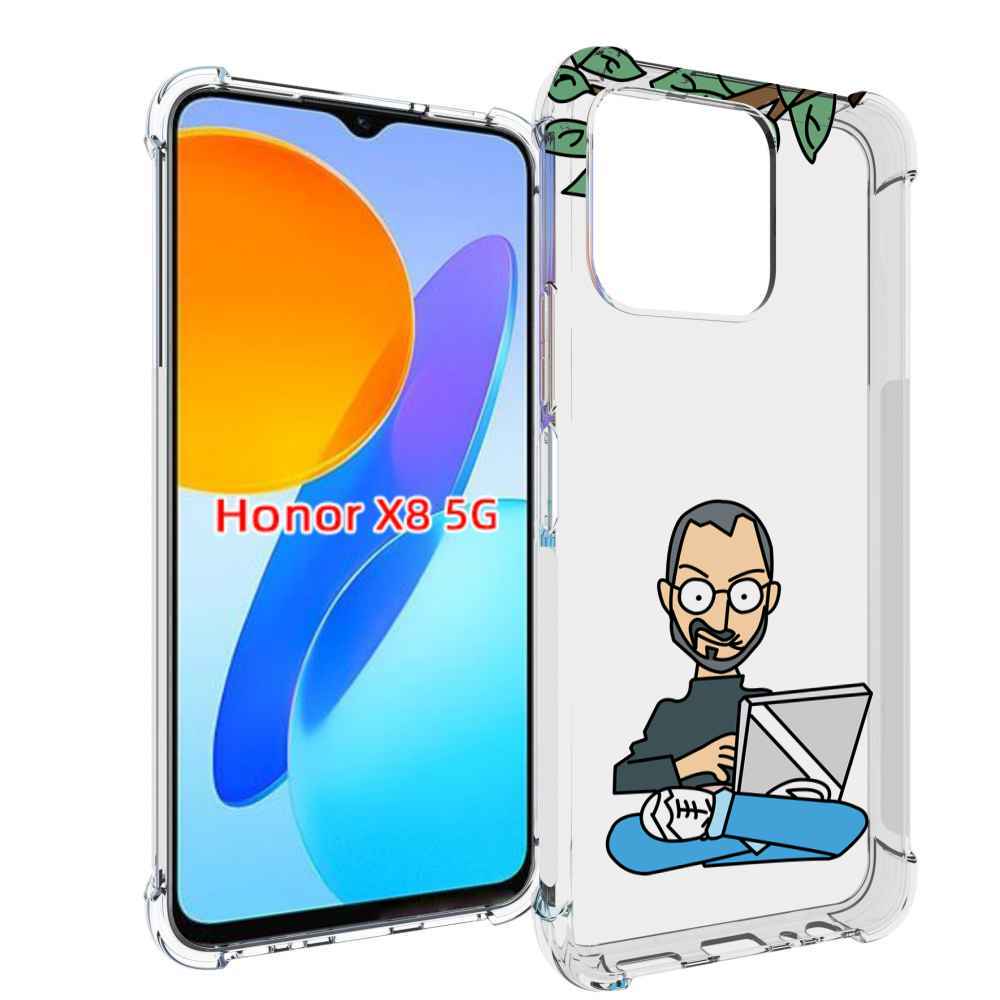 

Чехол MyPads программист для Honor X8 5G, Прозрачный, Tocco