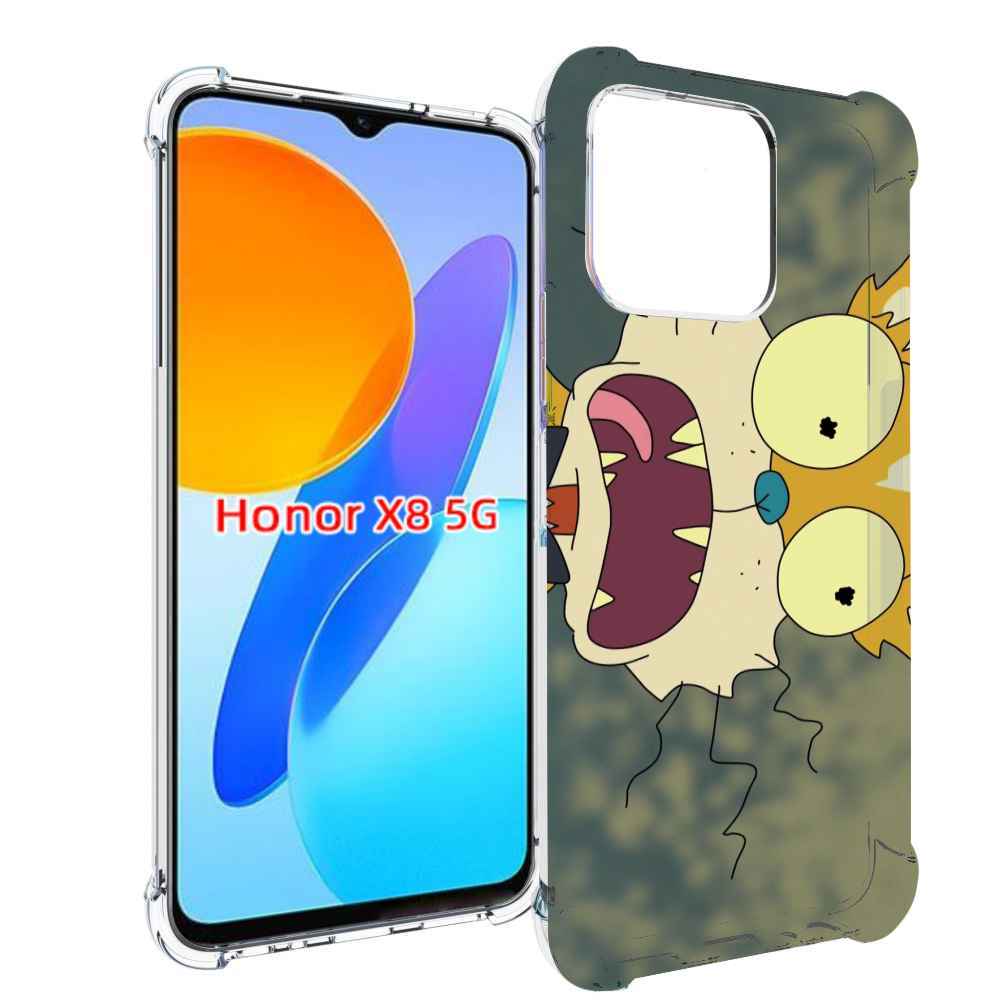 

Чехол MyPads пугливый кот для Honor X8 5G, Прозрачный, Tocco