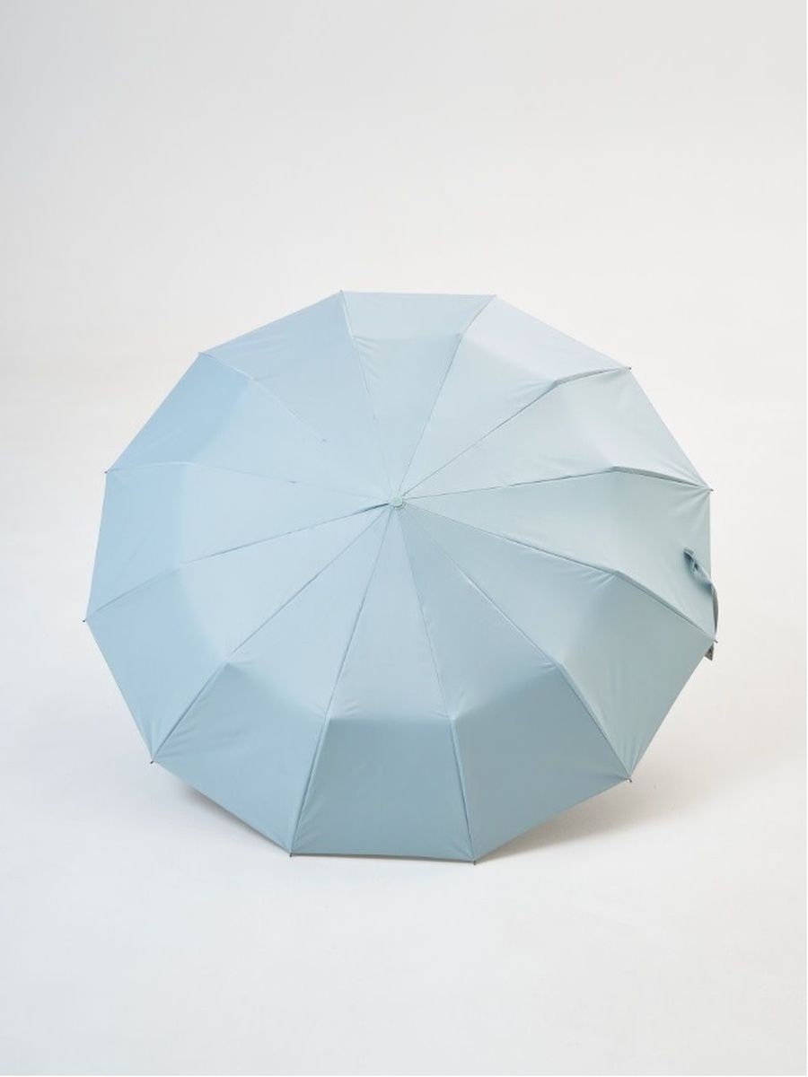 Зонт унисекс Под дождем Бизнес небесно-голубой