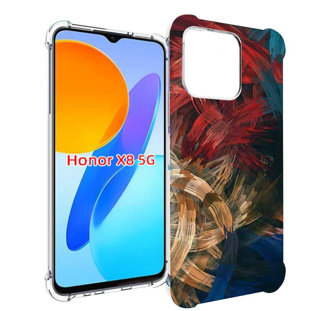 

Чехол MyPads раскрашенная медь для Honor X8 5G, Прозрачный, Tocco