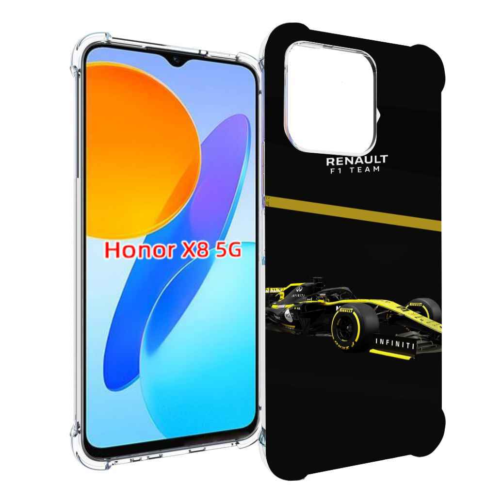 

Чехол MyPads рено renault 2 для Honor X8 5G, Прозрачный, Tocco