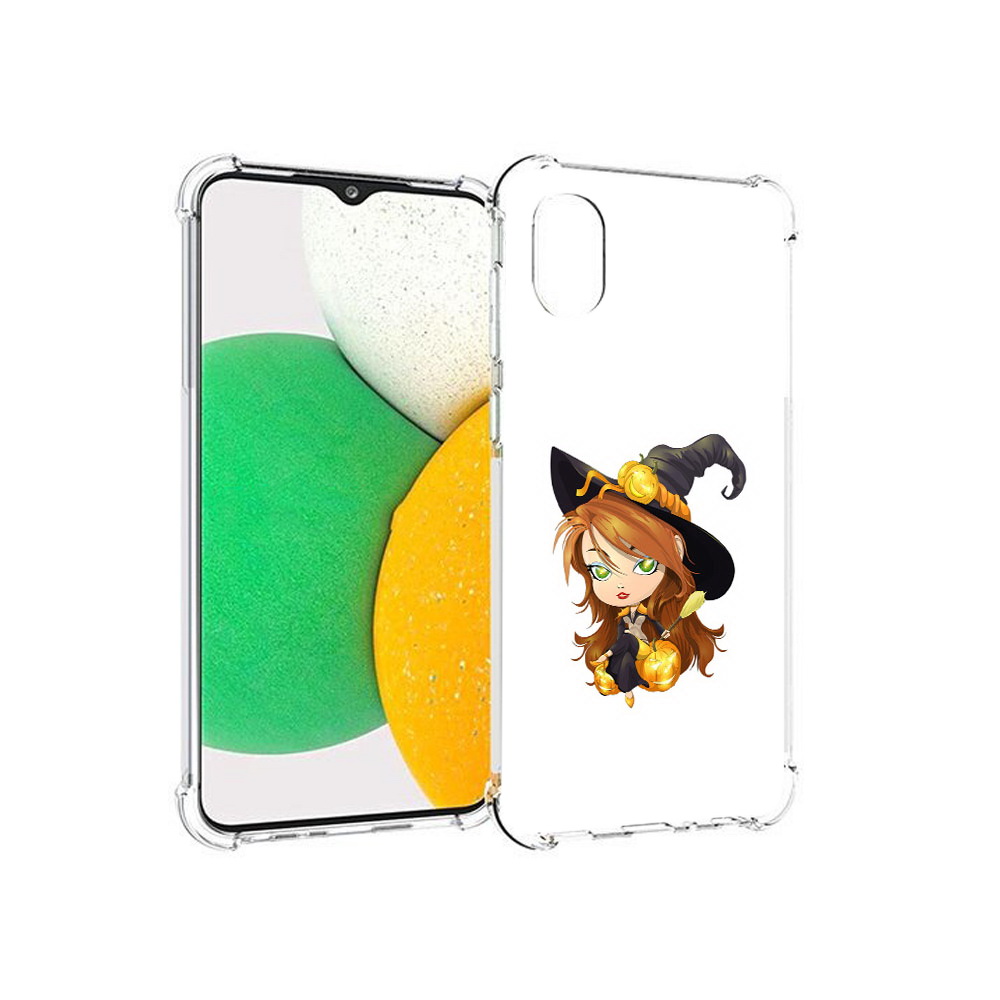 

Чехол MyPads Tocco для Samsung Galaxy A03 Core Ведьмочка (PT224480.538.40), Прозрачный, Tocco