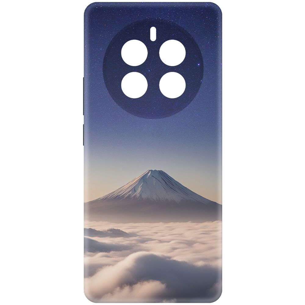 

Чехол-накладка Krutoff Soft Case Япония, Фудзияма для Realme 12 Pro 5G, Черный
