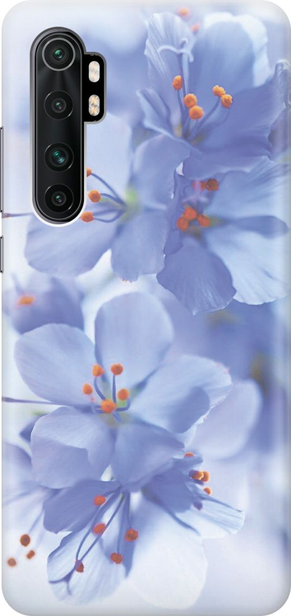 

Чехол на Xiaomi Mi Note 10 Lite "Лазурные орхидеи", Голубой;фиолетовый, 434