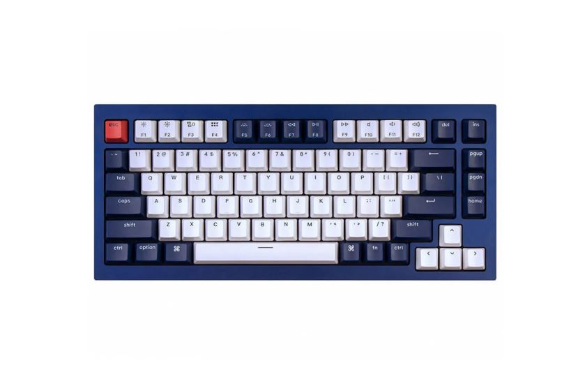 

Клавиатура Keychron Q1 blue/white