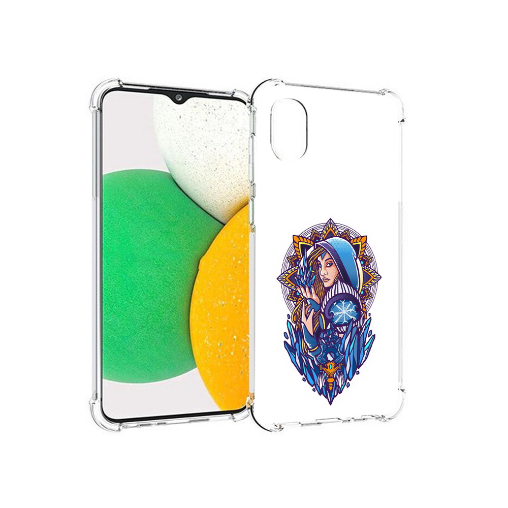 

Чехол MyPads Tocco для Samsung Galaxy A03 Core кристал мейден дота 2 (PT224480.538.415), Прозрачный, Tocco
