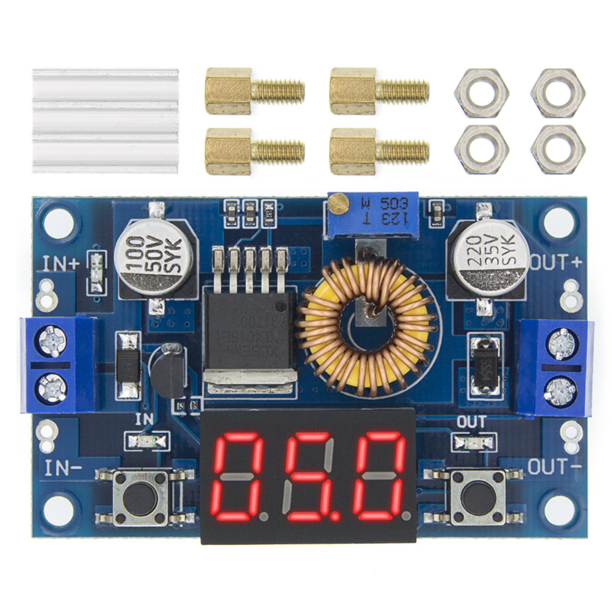 Понижающий DC-DC модуль XL4015 Run Energy с регулировкой напряжения 600017456820