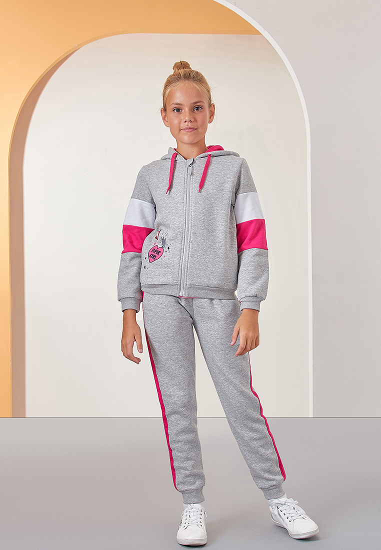 

Костюм спортивный детский Daniele patrici AW20C310 серый р.128, AW20C310