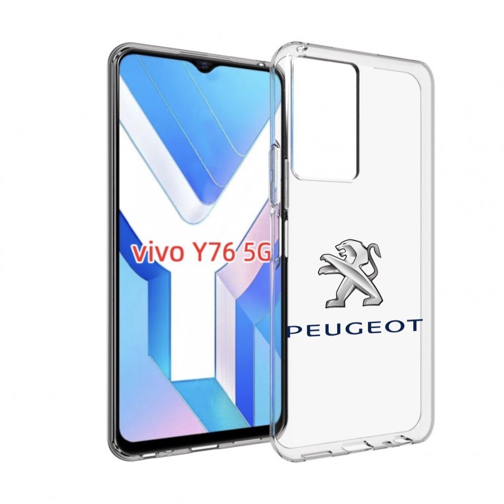 

Чехол Mypads Peugeot 3 Мужской Для Vivo Y76 5G, Прозрачный, Tocco