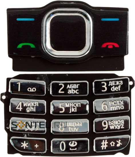 Клавиатура NoBrand для смартфона Nokia 7610 черный