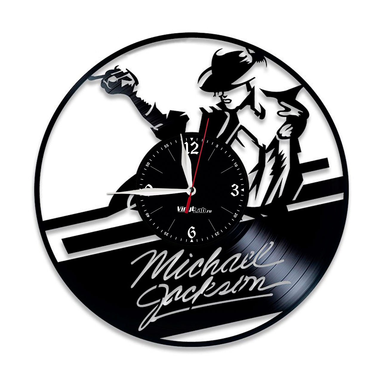 фото Часы из виниловой пластинки (c) vinyllab - michael jackson