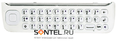 Клавиатура NoBrand для смартфона Nokia N97 белый