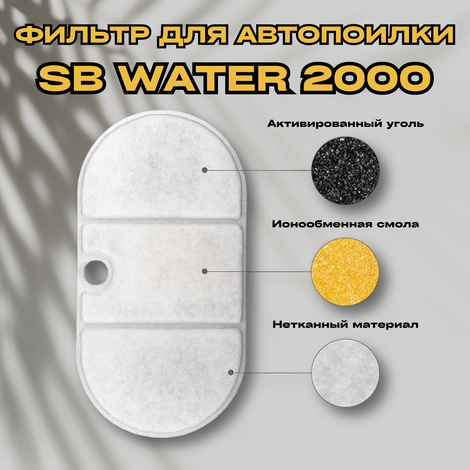 Сменный фильтр для автоматической поилки SAFEBURG SB Water 2000