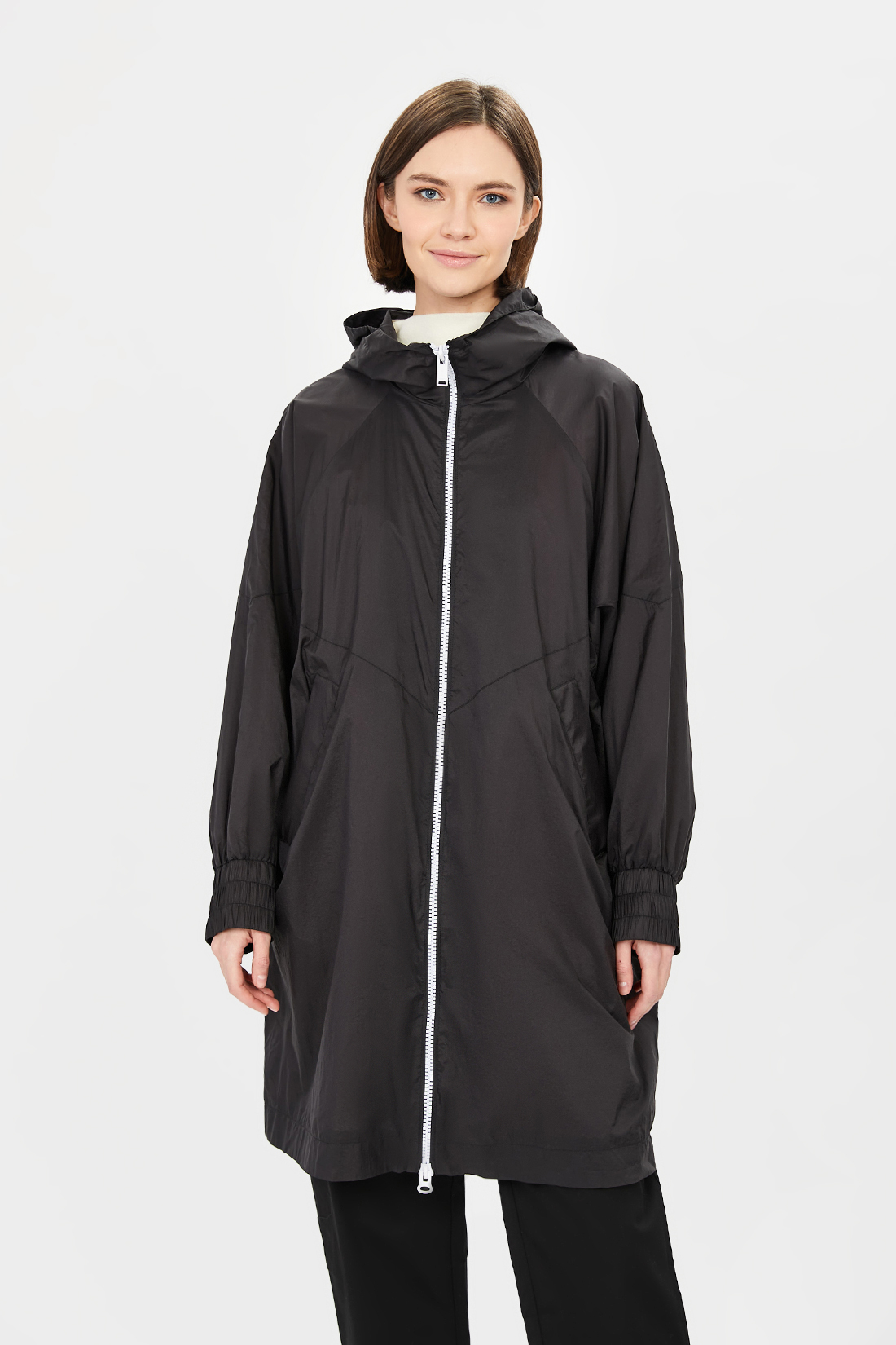 

Плащ женский Baon B081004 черный 52, B081004