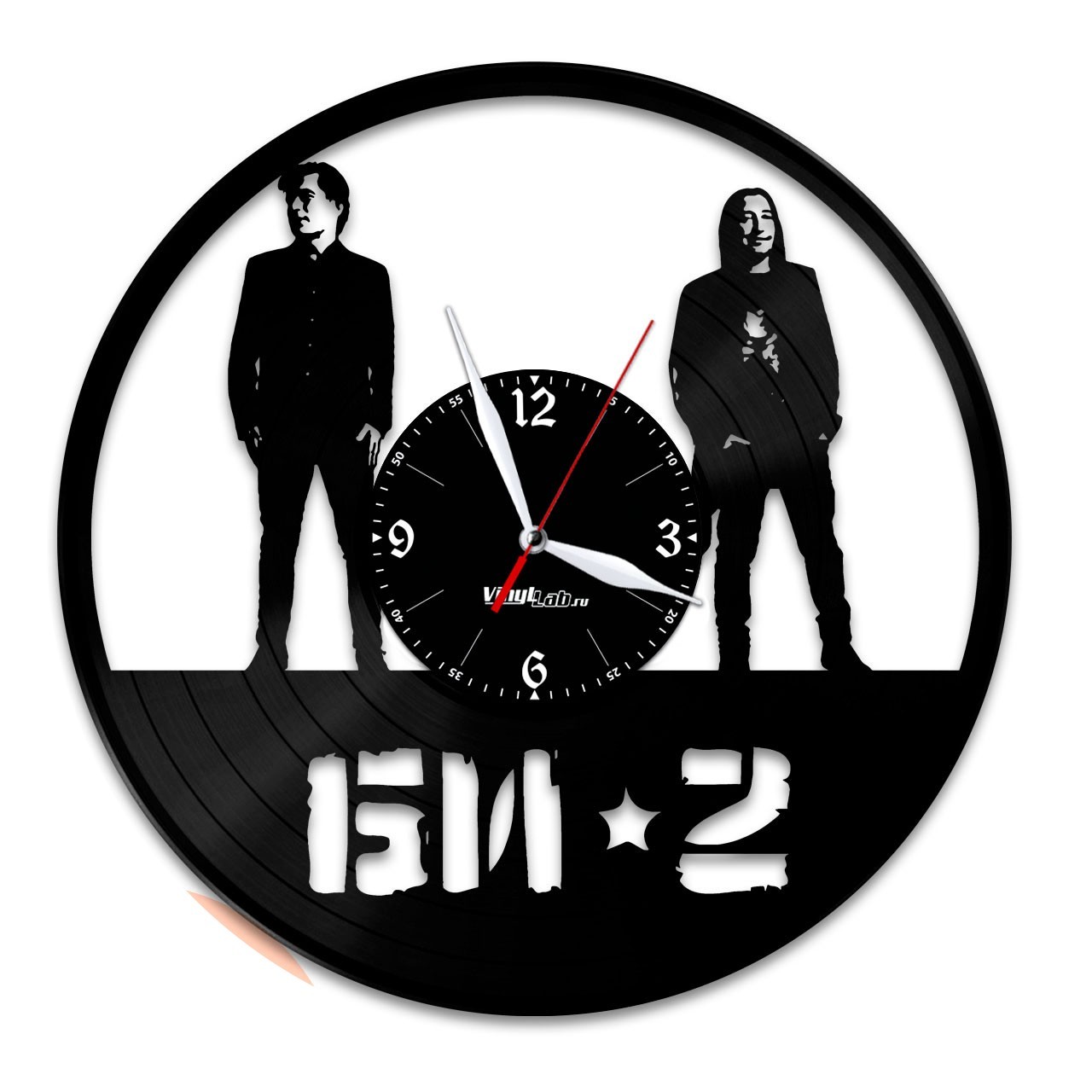 Часы из виниловой пластинки (c) VinylLab - Би-2