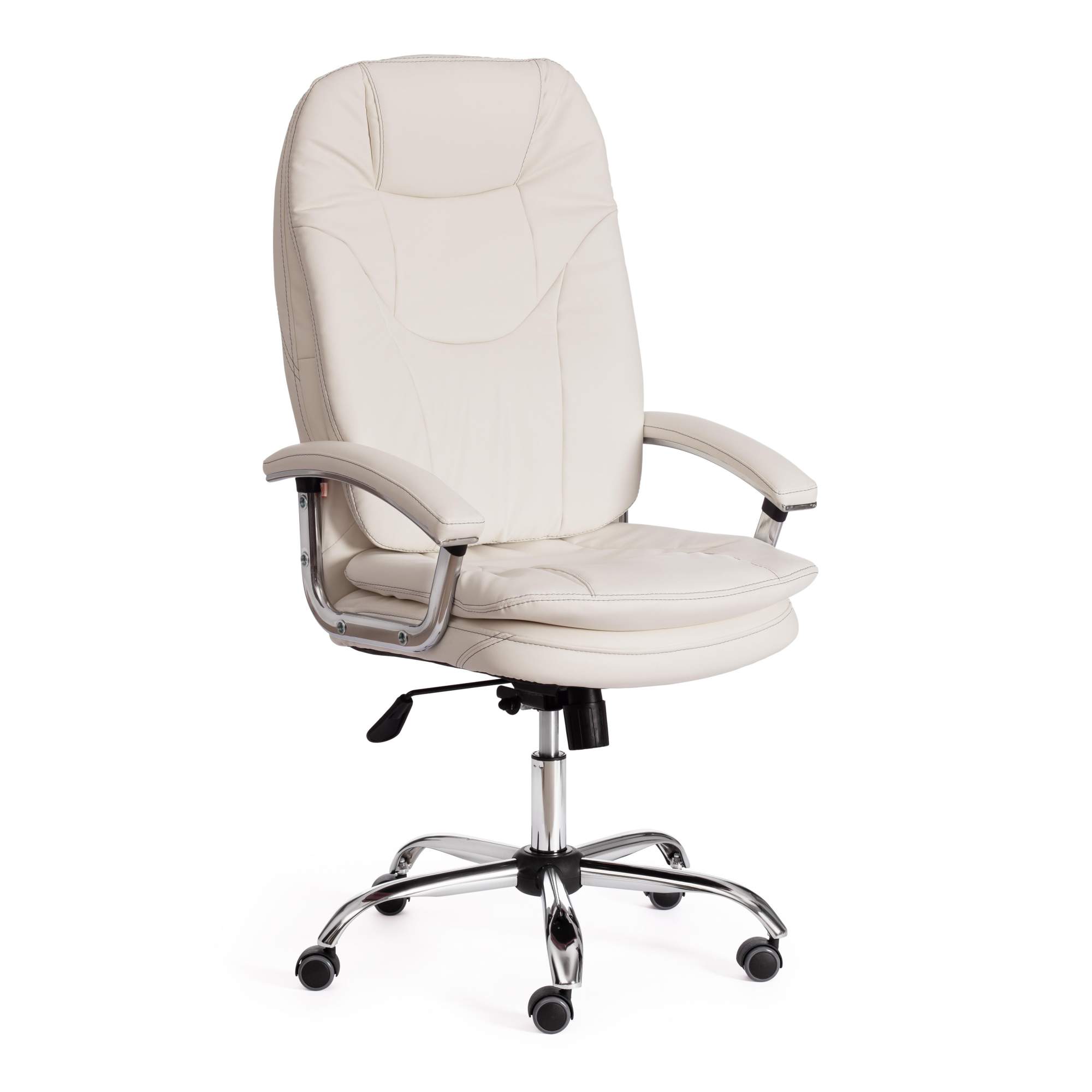 

Компьютерное кресло TetChair SOFTY LUX кож/зам, белый, Серебристый;белый, Softy Lux