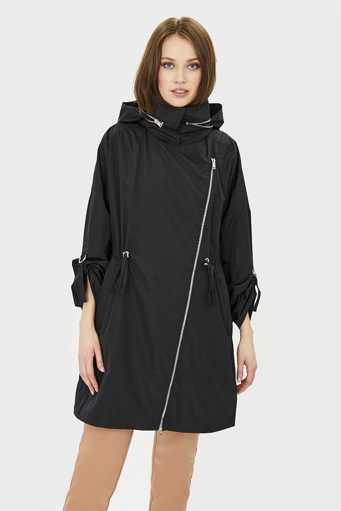 

Плащ женский Baon B081014 черный 50, B081014