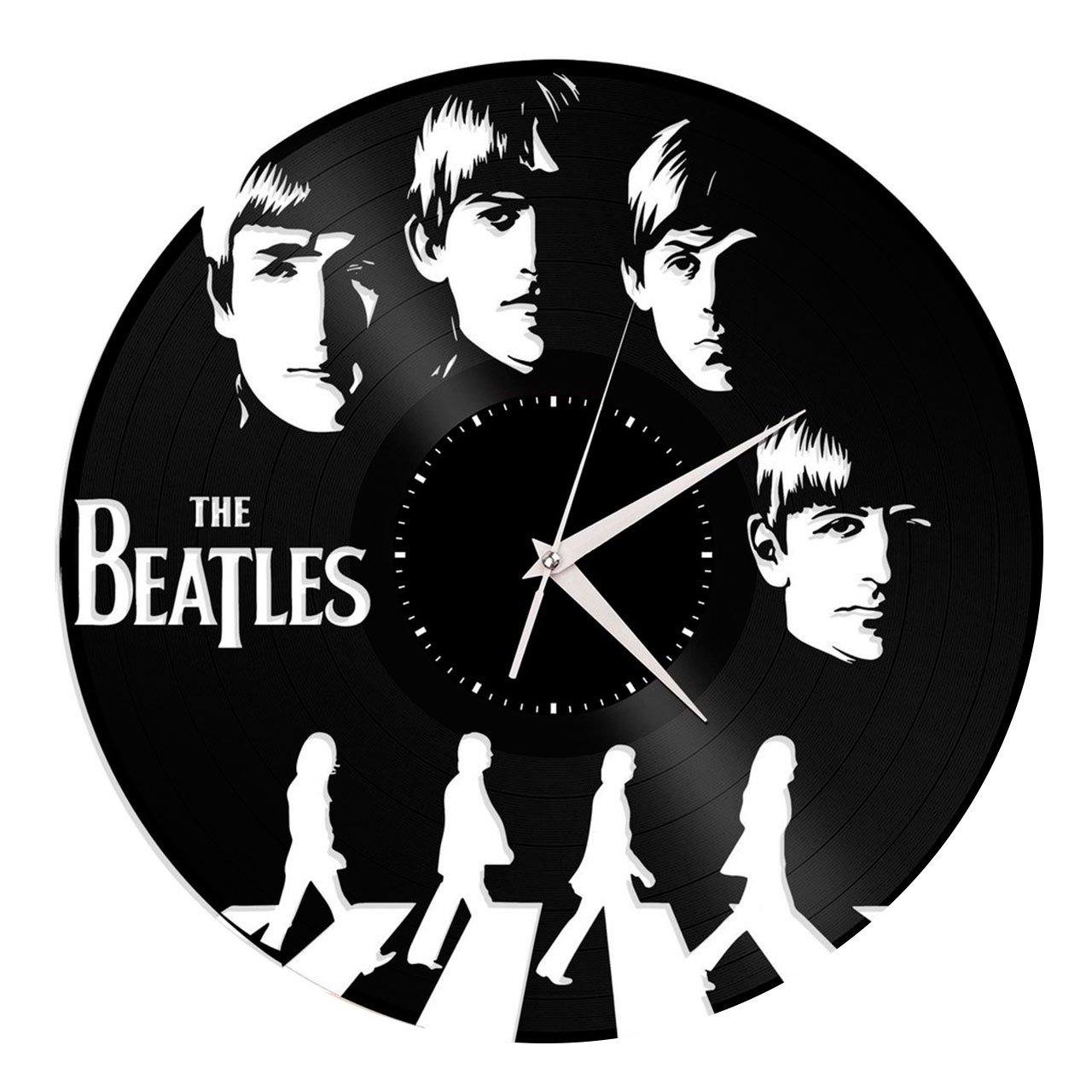 фото Часы из виниловой пластинки (c) vinyllab - beatles