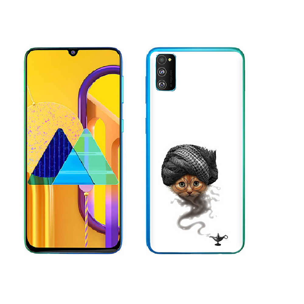 

Чехол MyPads Tocco для Samsung Galaxy M23 кот джин (PT227329.604.398), Прозрачный, Tocco