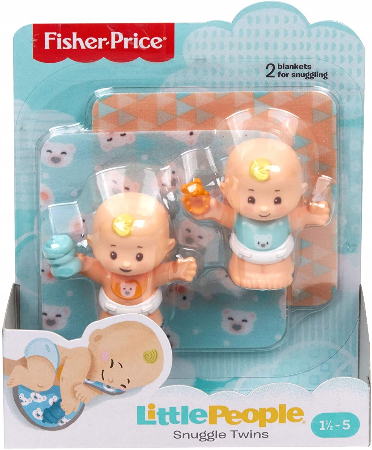 фото Игровой набор fisher-price little people спящие малыши 1 gkp68