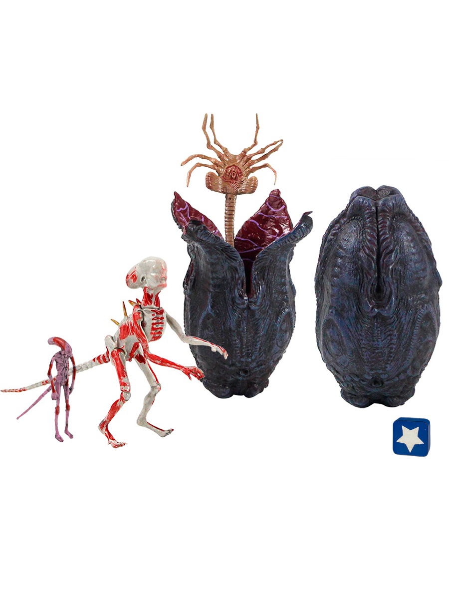 

Фигурки StarFriend Чужой Лицехваты 6 в 1 Alien 4,5-13 см, Чужой Лицехваты 6 в 1 Alien