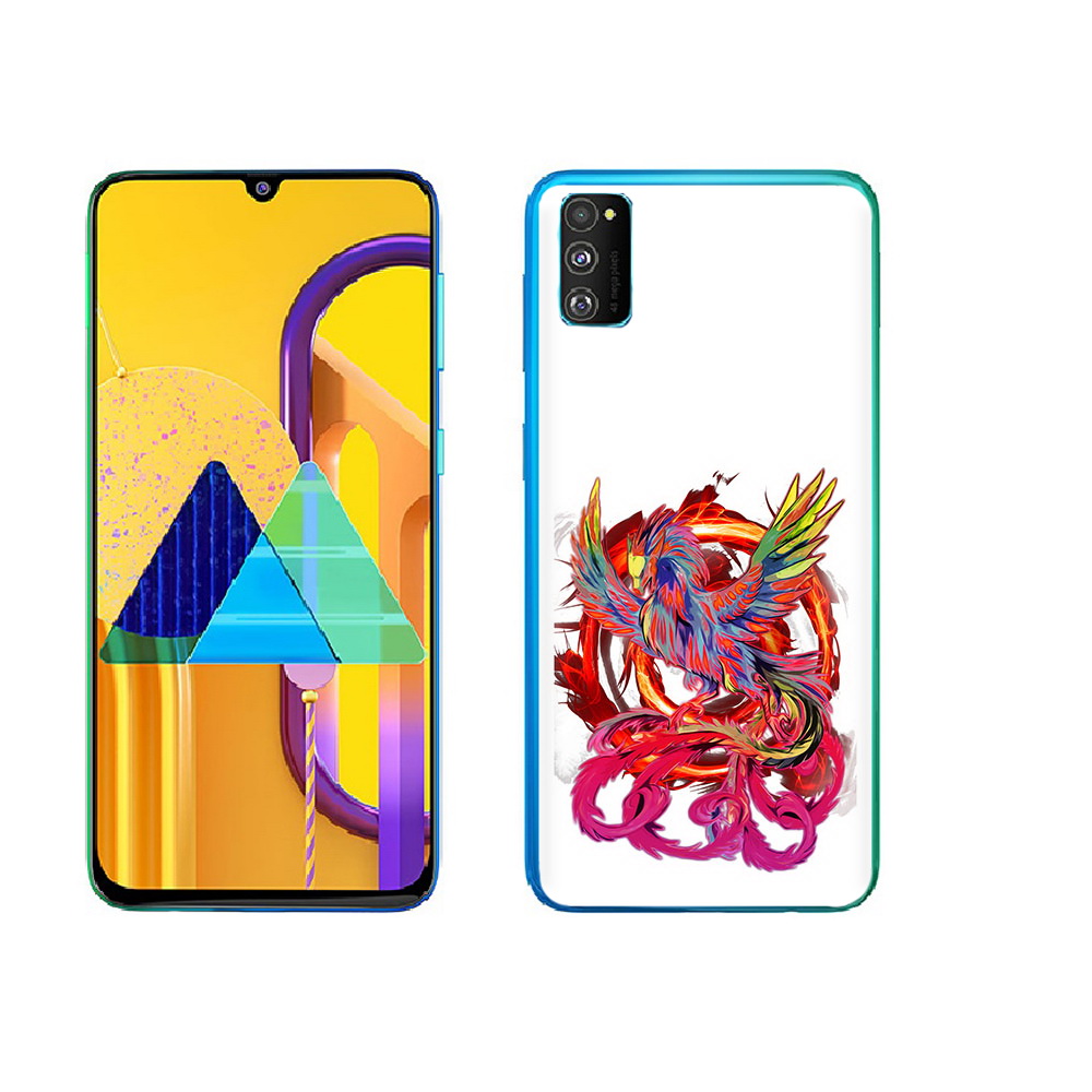 Чехол MyPads Tocco для Samsung Galaxy M23 красочный феникс (PT227329.604.414)