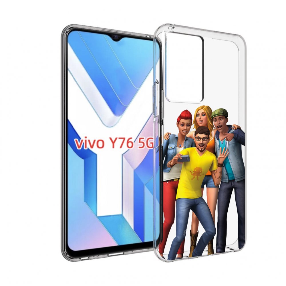 

Чехол Mypads Sims Для Vivo Y76 5G, Прозрачный, Tocco