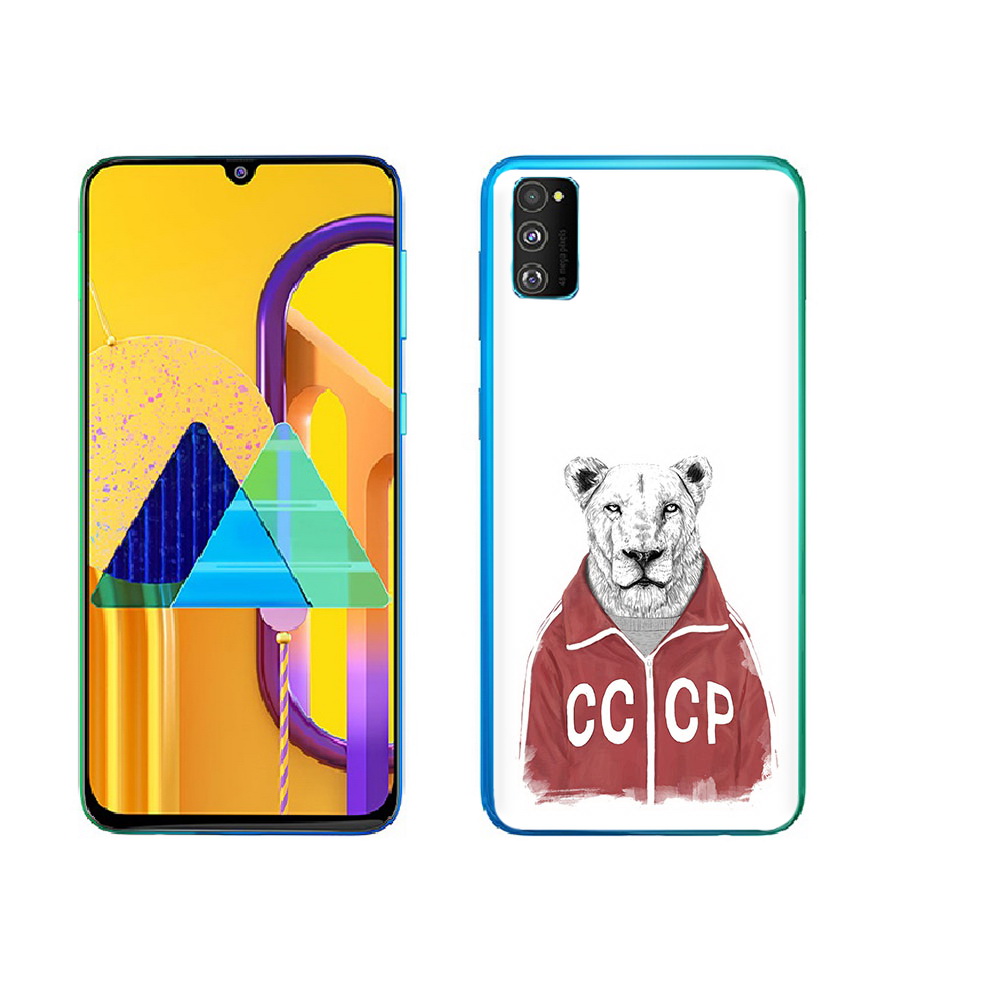 

Чехол MyPads Tocco для Samsung Galaxy M23 львица ссср (PT227329.604.450), Прозрачный, Tocco