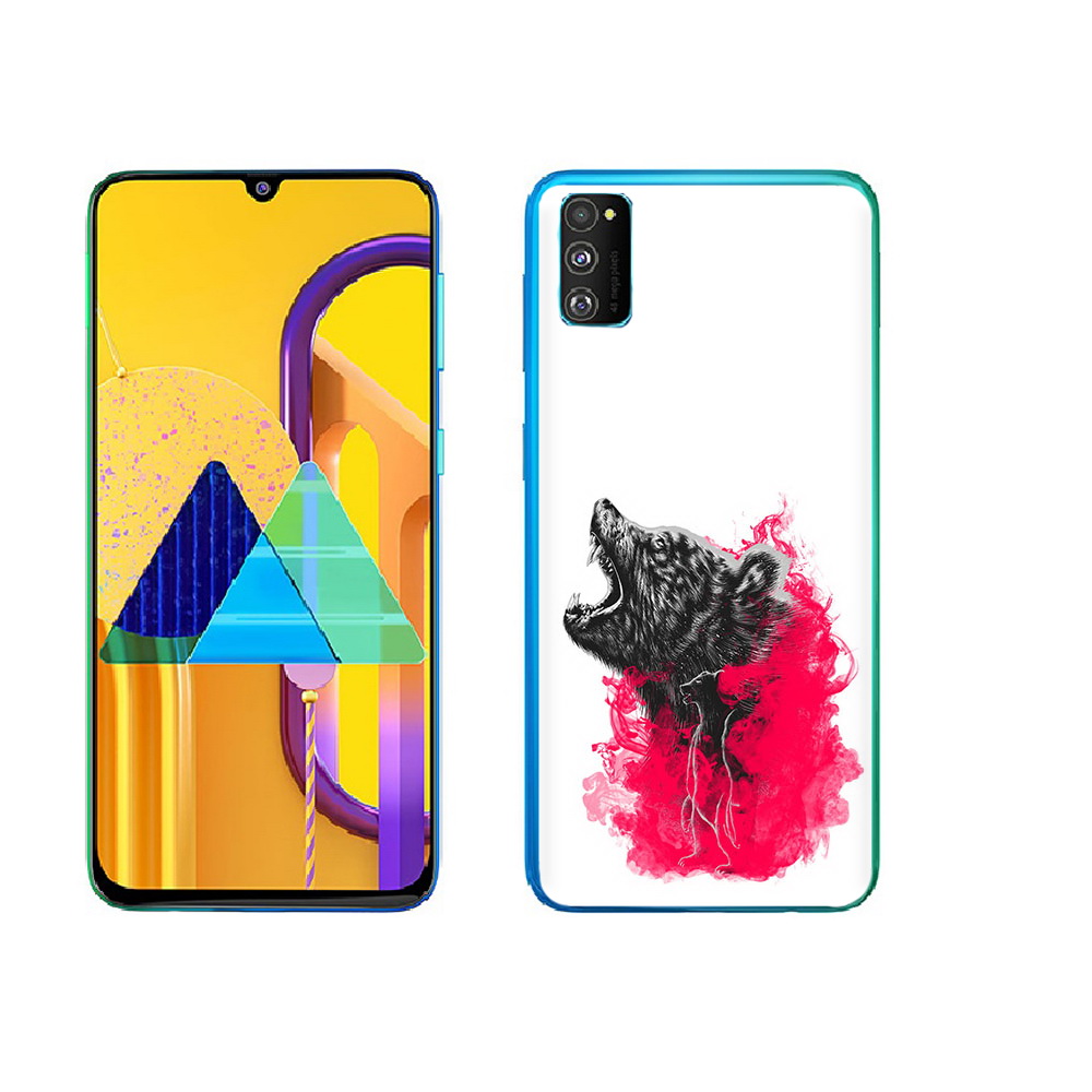 

Чехол MyPads Tocco для Samsung Galaxy M23 медведь в дымке (PT227329.604.463), Прозрачный, Tocco