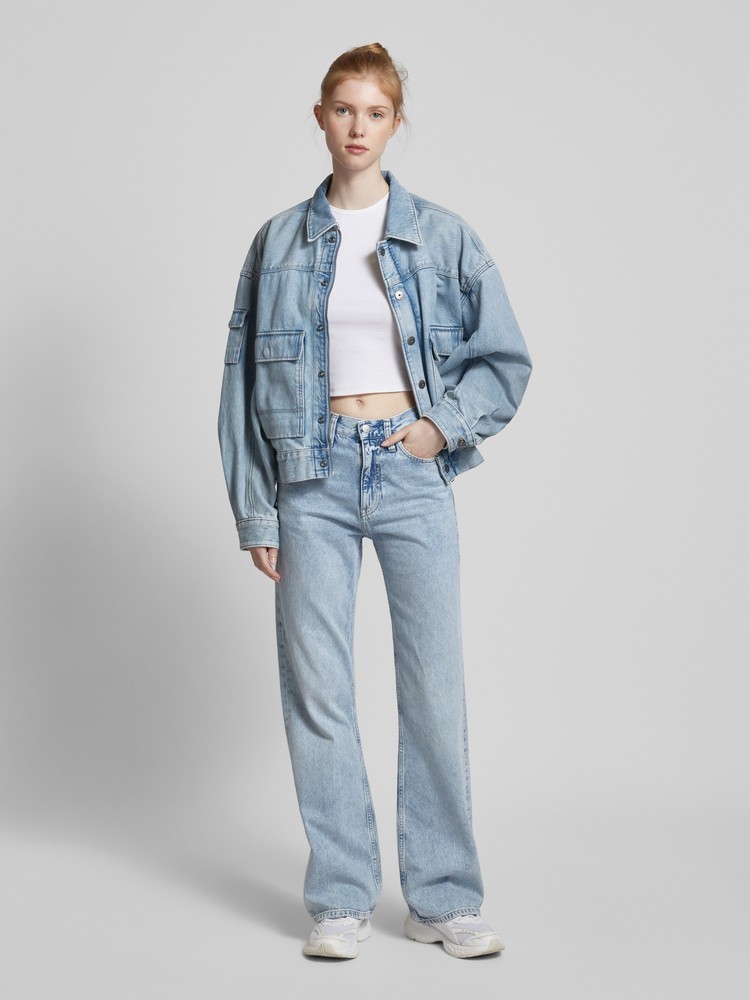 

Джинсы женские Calvin Klein Jeans J20J223893 голубые 31/32, Голубой, J20J223893