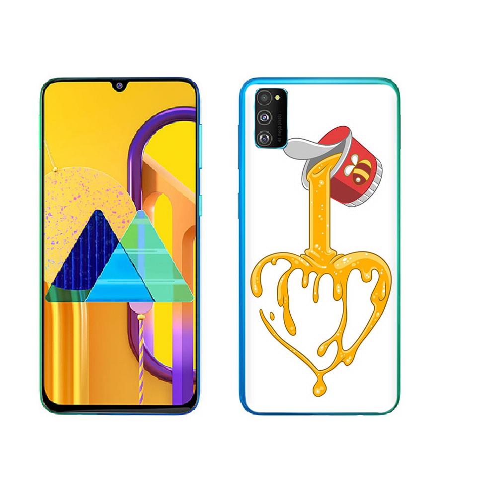 

Чехол MyPads Tocco для Samsung Galaxy M23 медовое сердце (PT227329.604.471), Прозрачный, Tocco