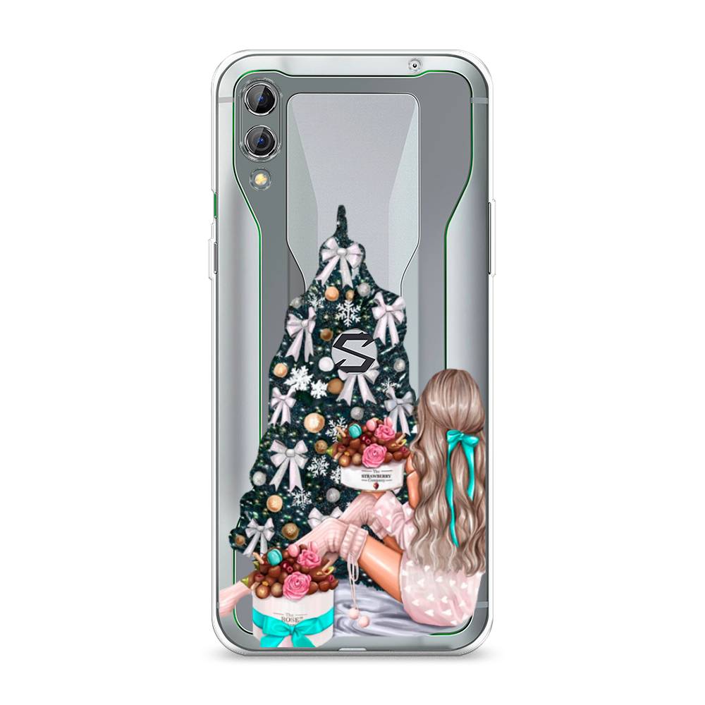 

Чехол на Xiaomi Black Shark 2 "New Year", Зеленый;бежевый;голубой, 36350-5