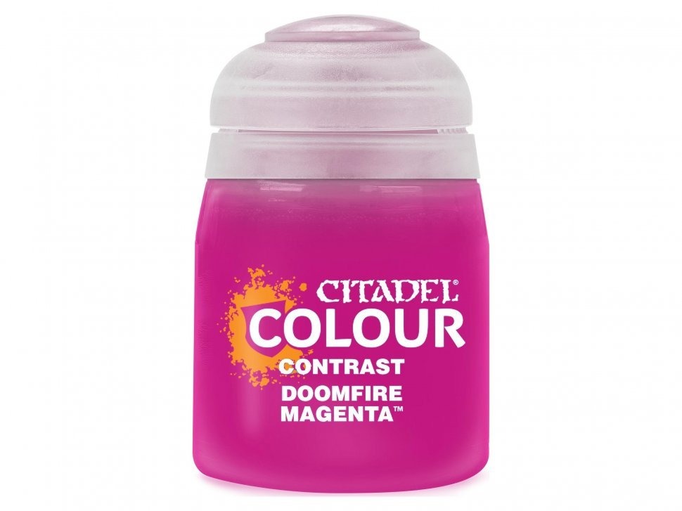 

Краска акриловая Games Workshop Citadel Контрастная Doomfire Magenta 29-66 18 мл, Doomfire Magenta