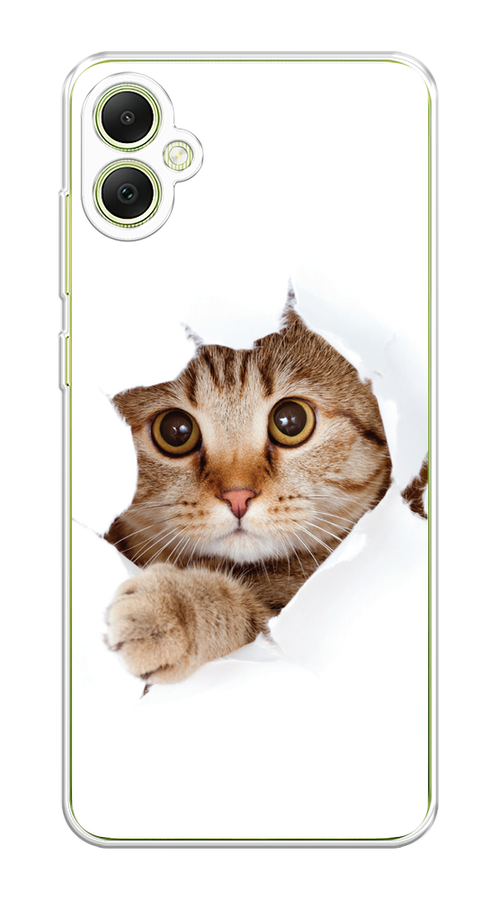 

Чехол на Samsung Galaxy A05 "Кот и бумага", Белый;коричневый, 2108750-1