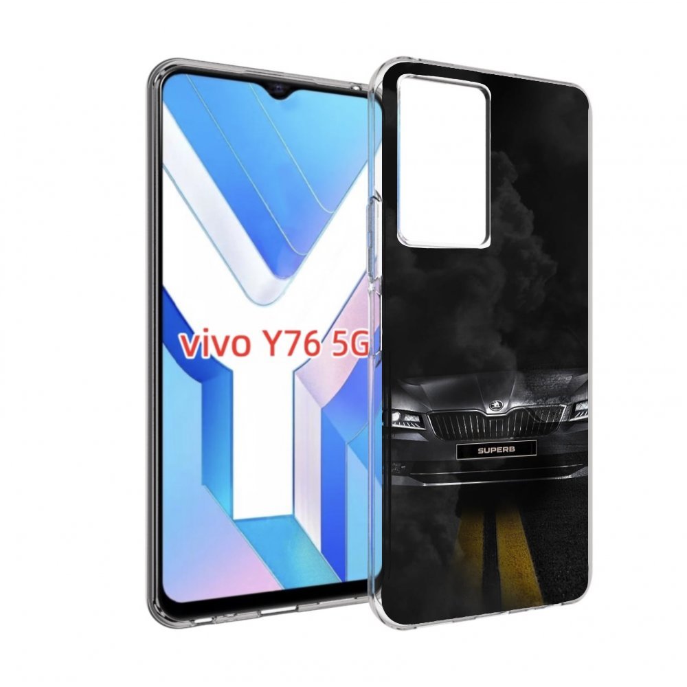 

Чехол Mypads Skoda 1 Для Vivo Y76 5G, Прозрачный, Tocco