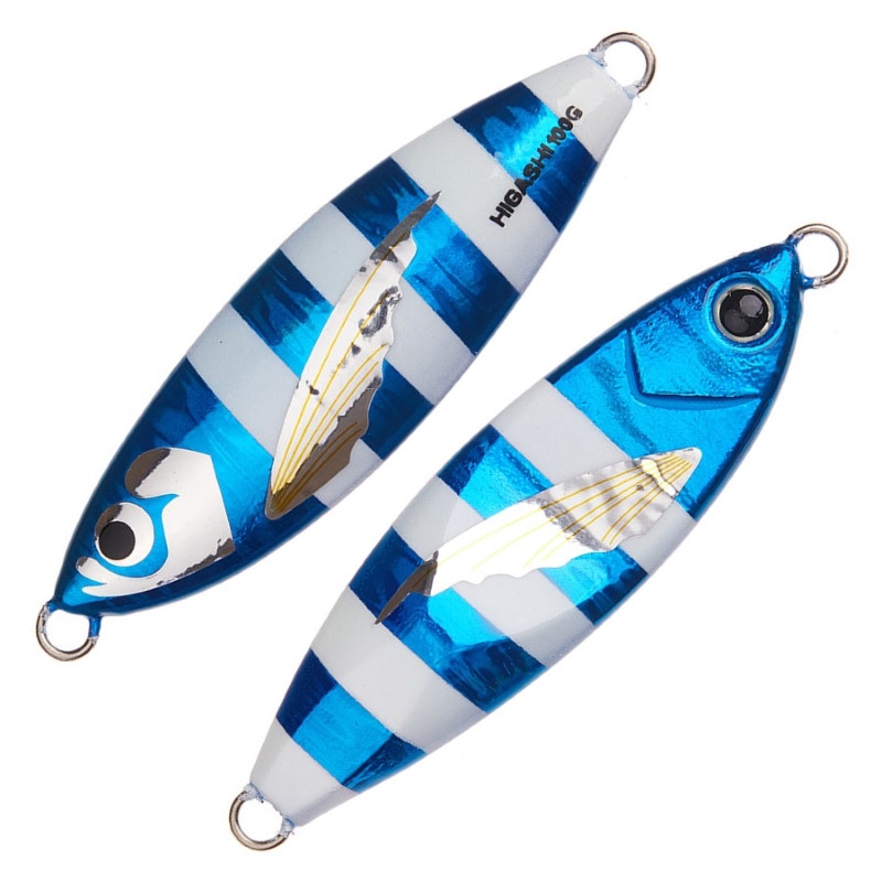 

Пилькер Higashi Winner jig 100g #04, Синий;белый, Winner jig
