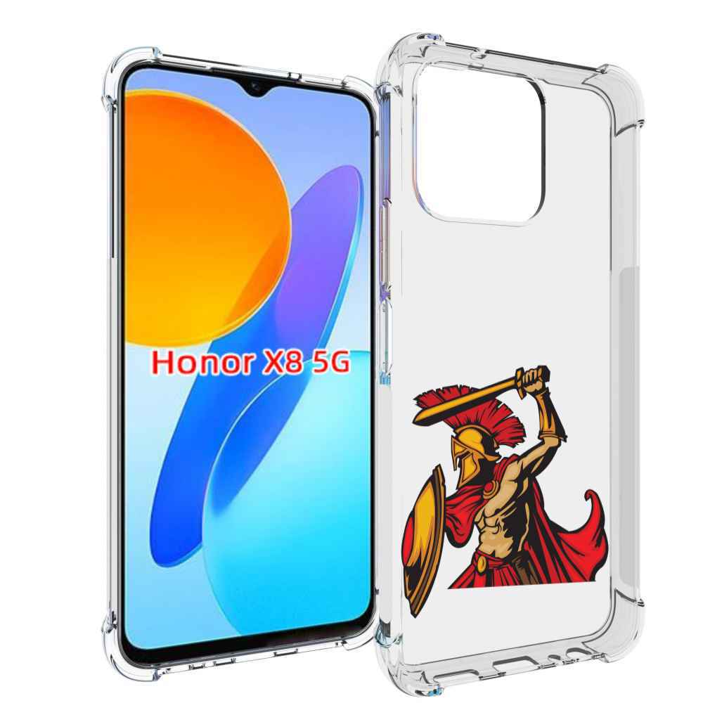 

Чехол MyPads римский-воин для Honor X8 5G, Прозрачный, Tocco
