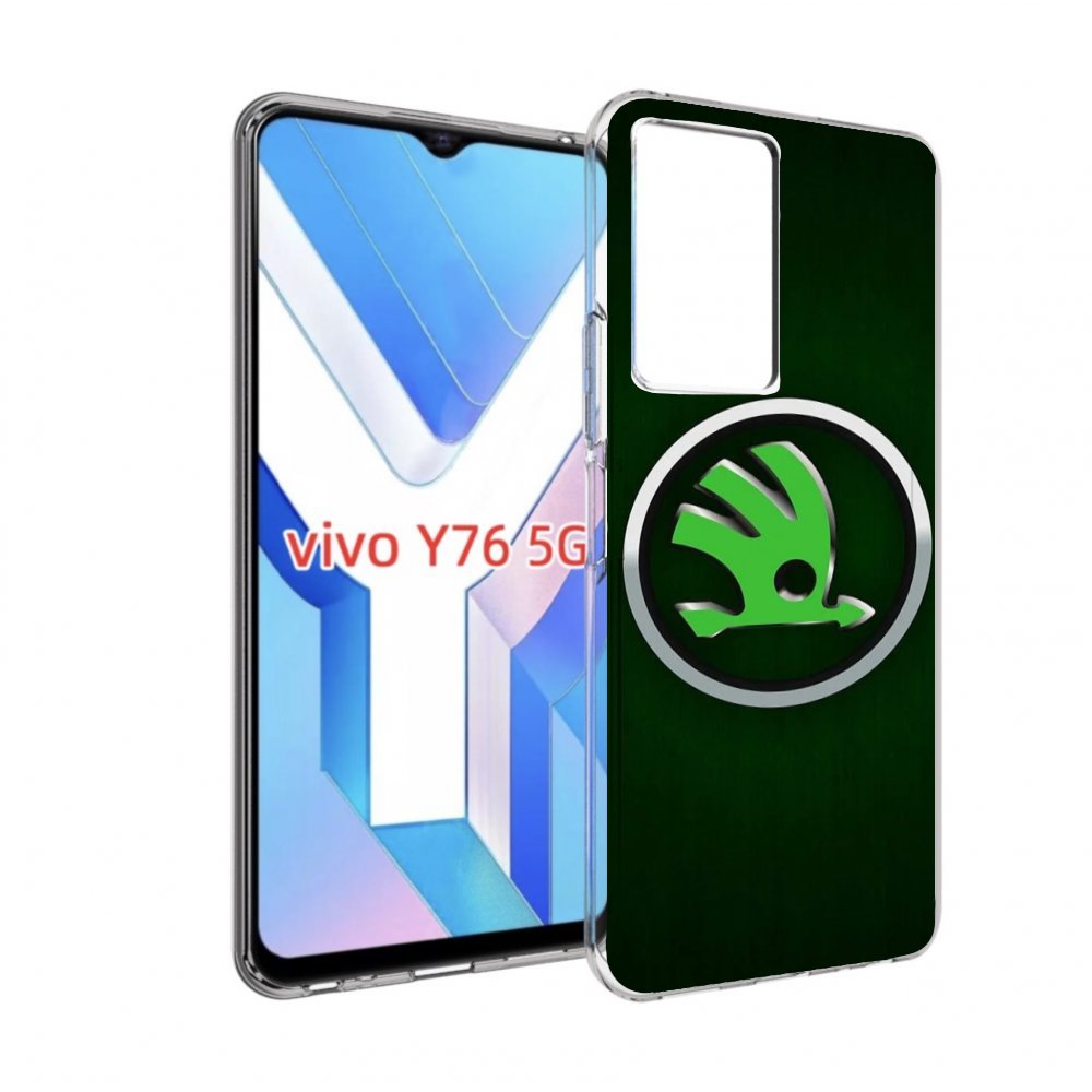 

Чехол Mypads Skoda 3 Мужской Для Vivo Y76 5G, Прозрачный, Tocco