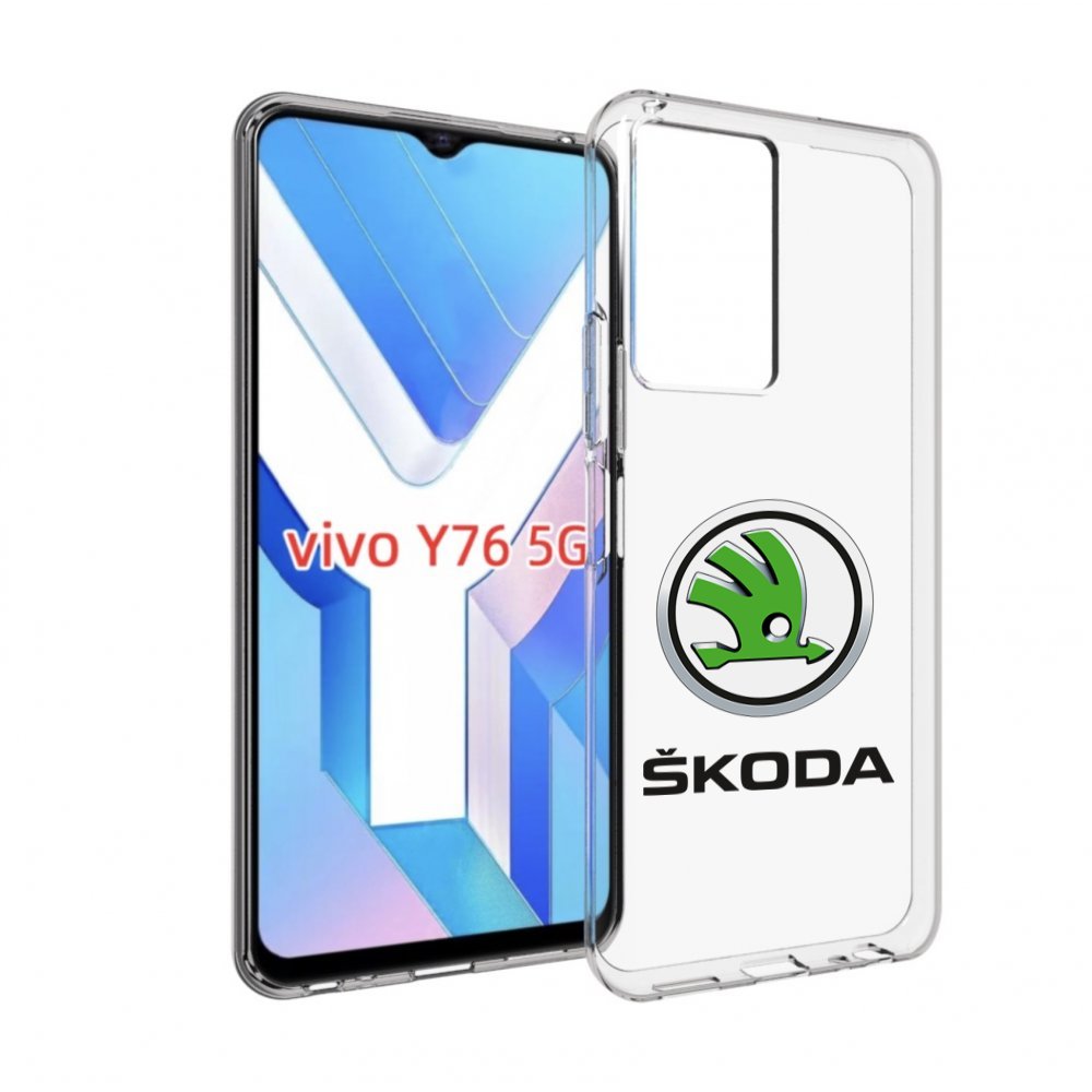 

Чехол Mypads Skoda 4 Мужской Для Vivo Y76 5G, Прозрачный, Tocco