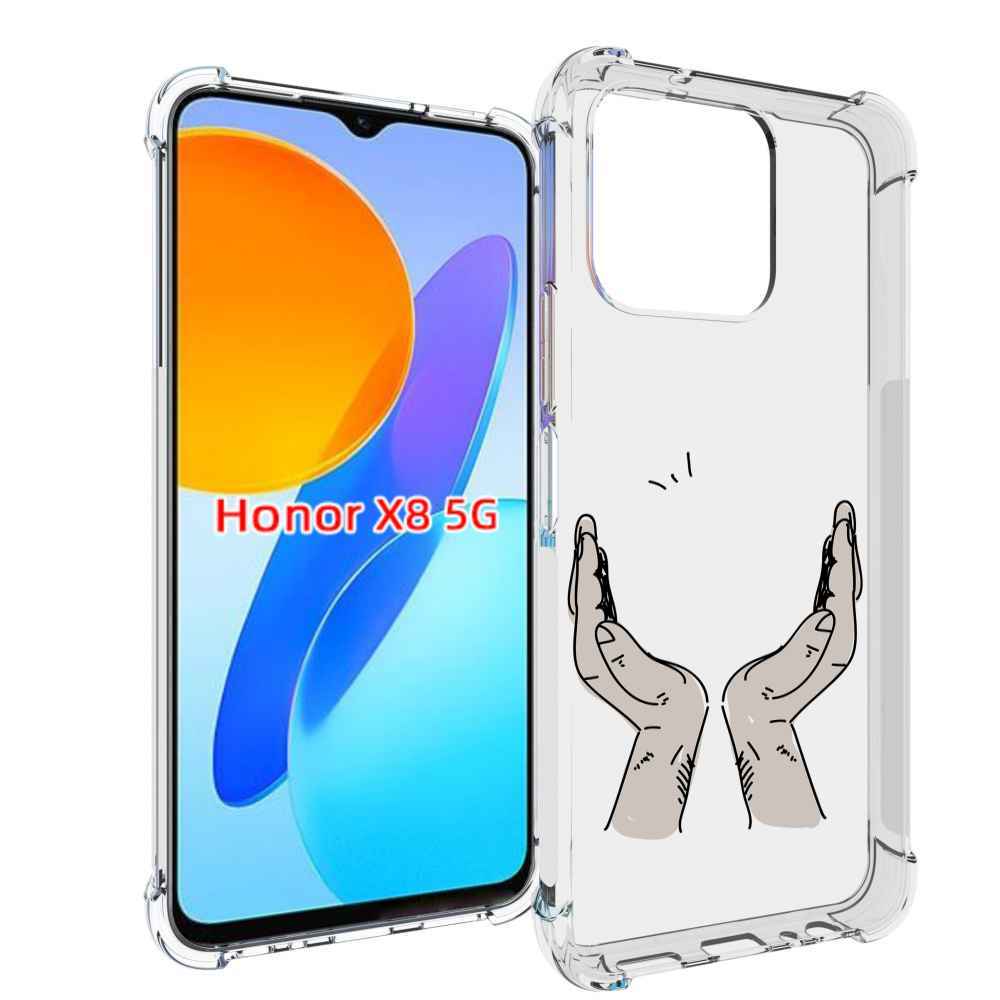 

Чехол MyPads руки-тянутся-к-небу для Honor X8 5G, Прозрачный, Tocco
