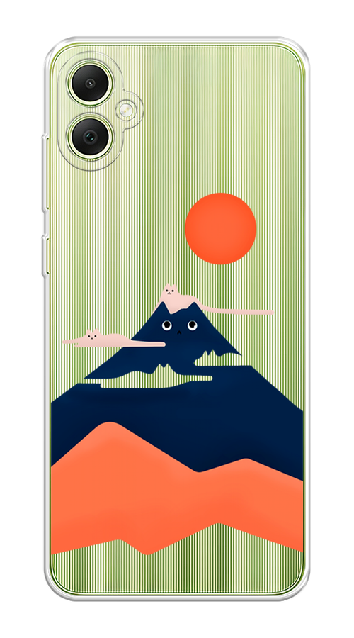 

Чехол на Samsung Galaxy A05 "Кот-гора", Черный;оранжевый, 2108750-1