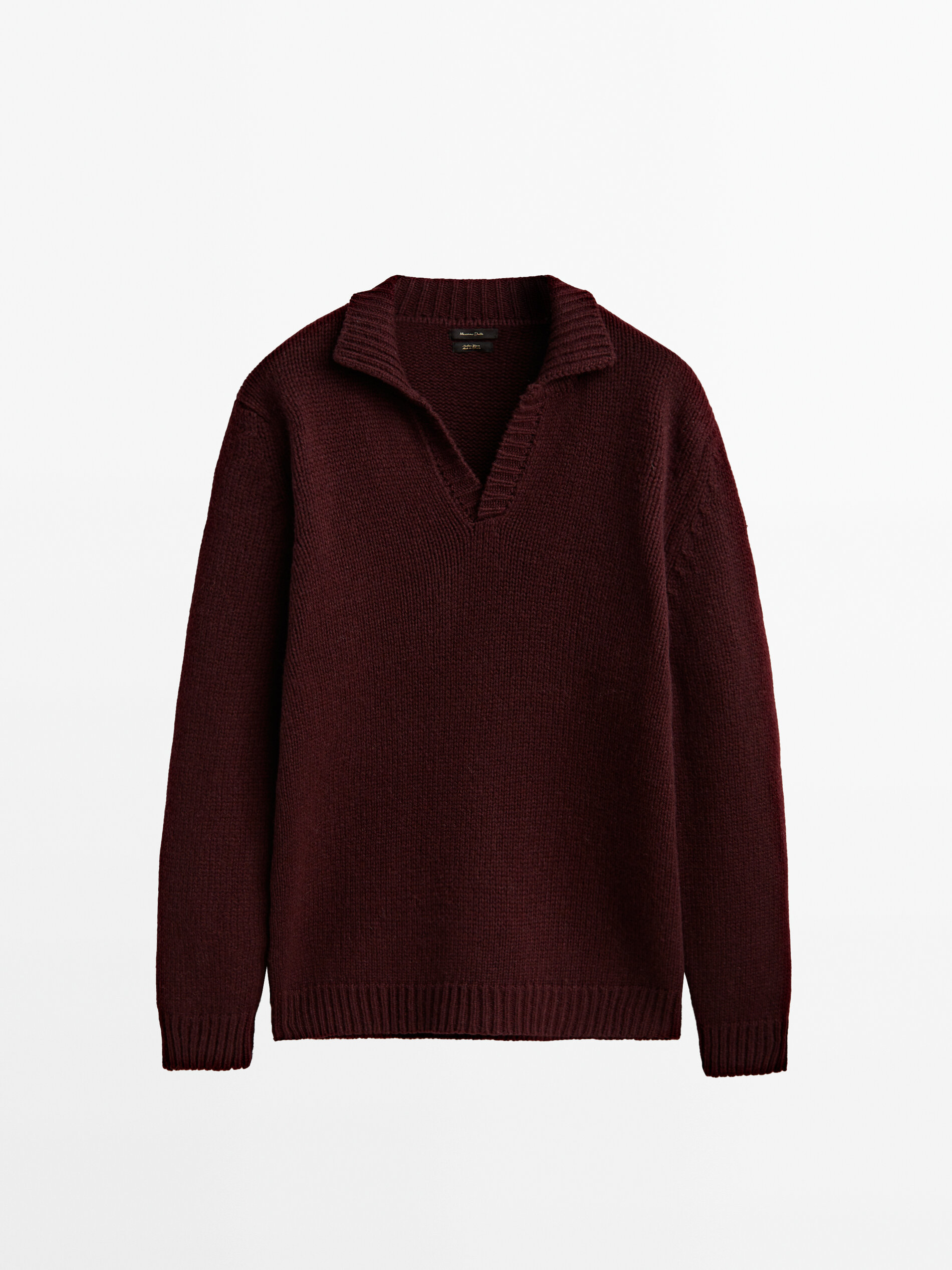 

Пуловер мужской Massimo Dutti 00935428555 красный M, 00935428555