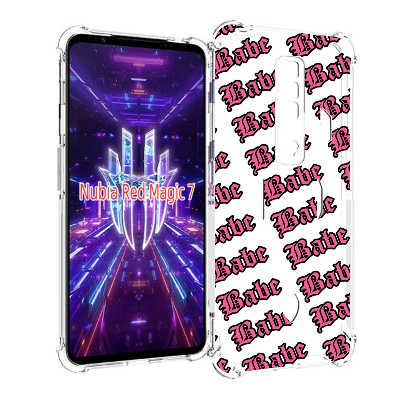 

Чехол MyPads Бабе для ZTE Nubia Red Magic 7, Прозрачный, Tocco