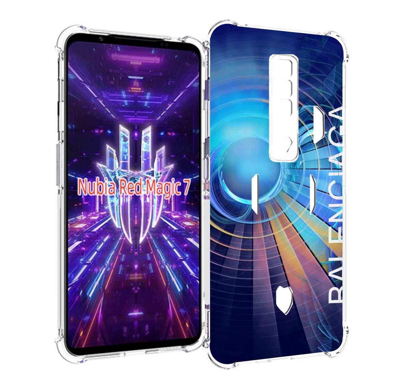 

Чехол MyPads Баленсиага-абстракция для ZTE Nubia Red Magic 7, Прозрачный, Tocco