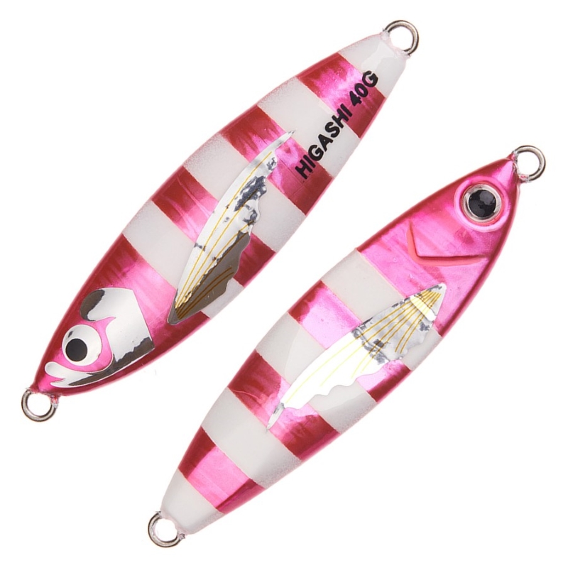 

Пилькер Higashi Winner jig 40g #01, Розовый;белый, Winner jig