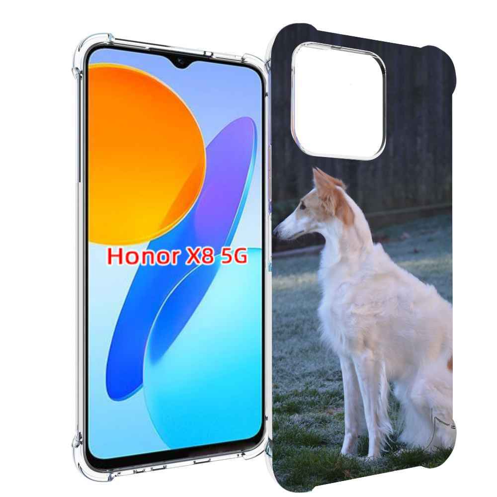 

Чехол MyPads русская псовая борзая для Honor X8 5G, Прозрачный, Tocco