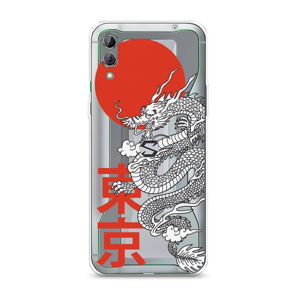 

Чехол на Xiaomi Black Shark 2 "Китайский дракон", Черный;красный;белый, 36350-1