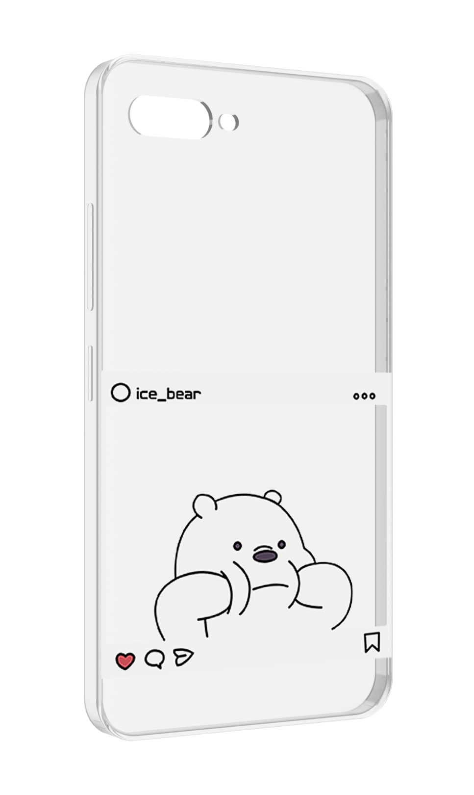 

Чехол MyPads ледяной-медведь для ITEL A25 / ITEL A25 Pro / ITEL A35, Прозрачный, Tocco
