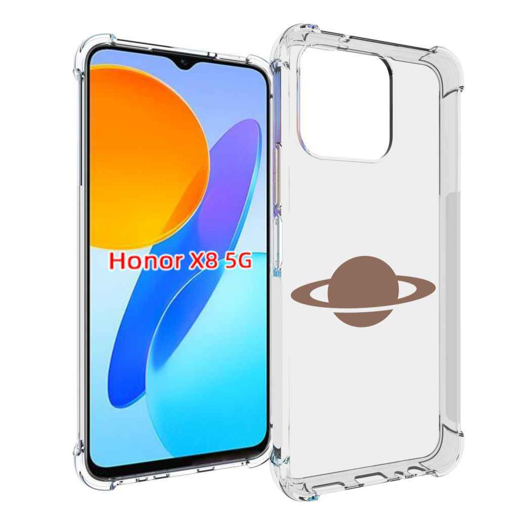 

Чехол MyPads сатурн для Honor X8 5G, Прозрачный, Tocco