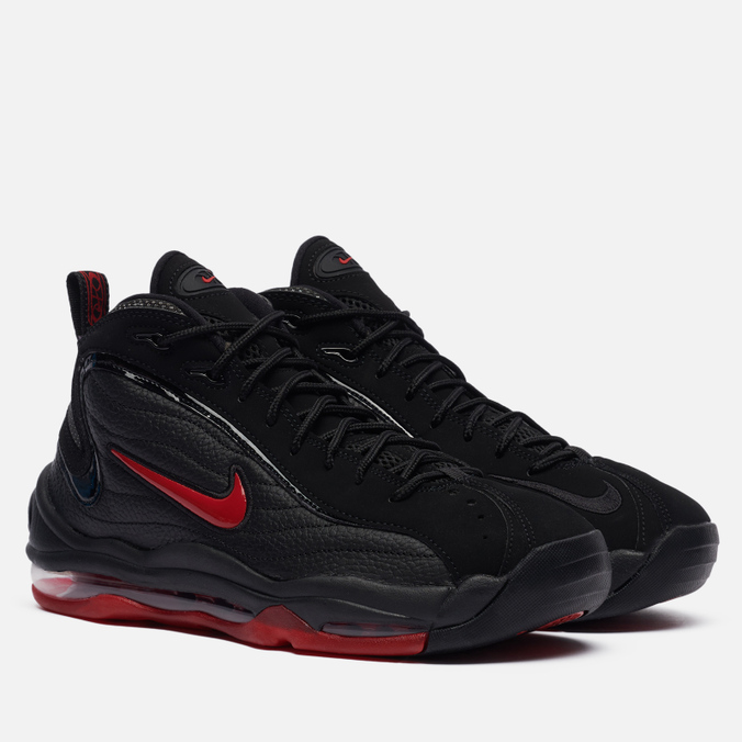 фото Кроссовки мужские nike air total max uptempo bred черные 7 us